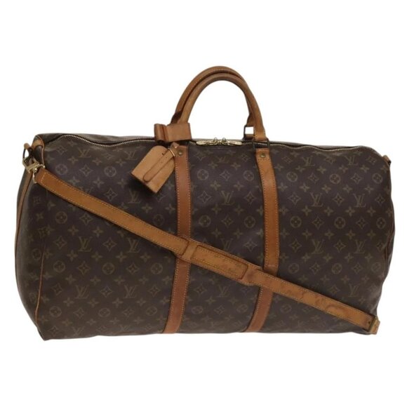 LOUIS VUITTON Monogram Keepall Bandouliere 60 Boston Bag - Picture 1 of 16